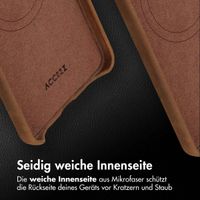 Accezz Vintage Leather Magsafe Backcover Samsung Galaxy S25 Edge - Tabacco Cognac