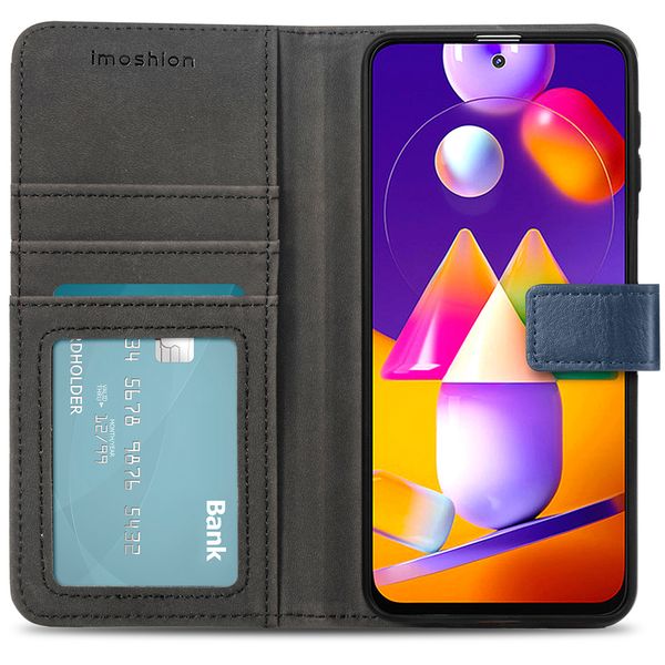 imoshion Luxuriöse Klapphülle Samsung Galaxy M31s - Dunkelblau