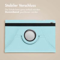 imoshion 360° drehbare Klapphülle Samsung Galaxy Tab A9 8.7 Zoll - Hellblau