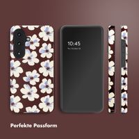Selencia Vivid Back Cover Samsung Galaxy S26 - Choco Flower Pop