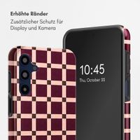 Selencia Vivid Back Cover Samsung Galaxy A16 - Check This Burgundy