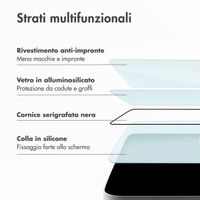 Accezz Gehärteter Glas-Schutz + Applikator Apple iPhone 15 Pro