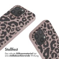 imoshion Silikonhülle design mit Band für das iPhone 16 Pro Max - Animal Pink