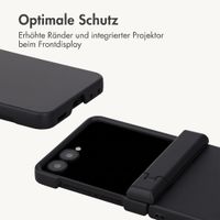 imoshion Color Backcover mit Ständer Samsung Galaxy Z Flip 8 - Schwarz
