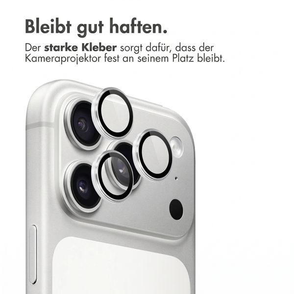 imoshion 2er-Pack Kameralinsenschutz für das Apple iPhone 18 Pro / 18 Pro Max - Silber