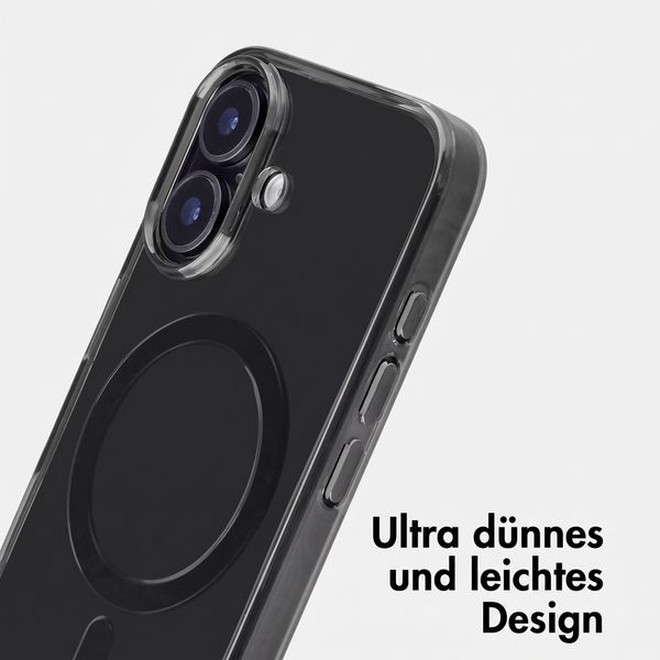 Accezz Lite Backcover mit MagSafe Apple iPhone 16 - Smokey Clear