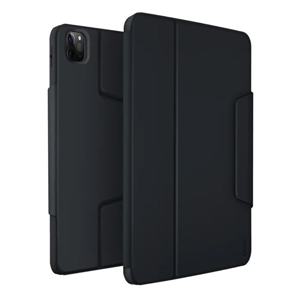 Uniq Rovus Magnetic 360 rotating detachable case für das iPad Air 11 inch (2024) M2 / iPad Pro 11 (2021/2022) / Air 5 (2022) / Air 4 (2020) - Schwarz