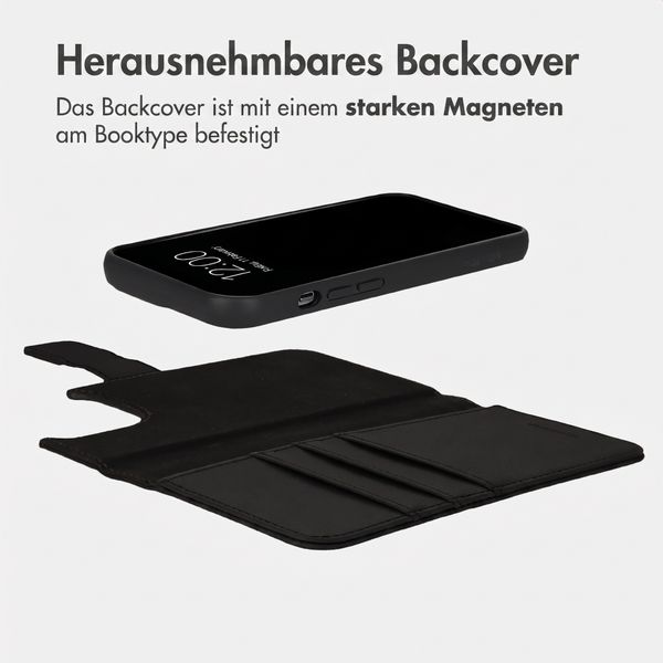 imoshion Herausnehmbare 2-in-1 Luxus-Bookcase Apple iPhone 13 Pro - Schwarz