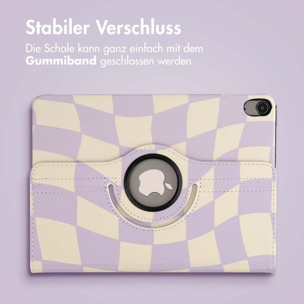imoshion 360° drehbare Design Klapphülle Apple iPad Air 5 (2022) / Air 4 (2020) - Dancing Cubes