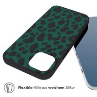 imoshion Design Hülle für das iPhone 14 - Green Leopard