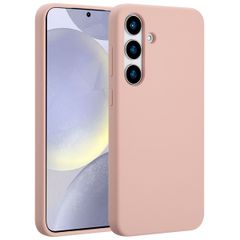 Accezz Liquid Silikoncase mit MagSafe Samsung Galaxy S25 Plus - Rosa