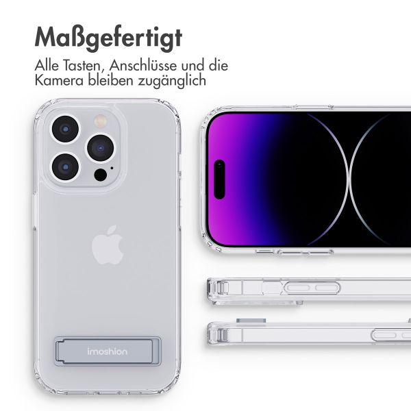 imoshion Back Cover mit Ständer Apple iPhone 14 Pro - Transparent