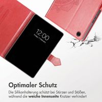 Mandala Klapphülle Samsung Galaxy Tab A11 Plus - Rot