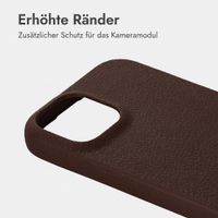 imoshion Texture Backcover Apple iPhone 15 - Dunkelbraun