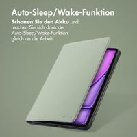 Accezz Classic Klapphülle Apple iPad Air 13 Zoll (2025) M3 / (2024) M2 - Grün