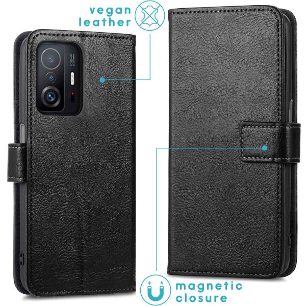 imoshion Luxuriöse Klapphülle Xiaomi 11T (Pro) - Schwarz