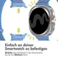 imoshion Nylonarmband für Samsung Galaxy Watch Ultra (2024/2025) - Marine Blue