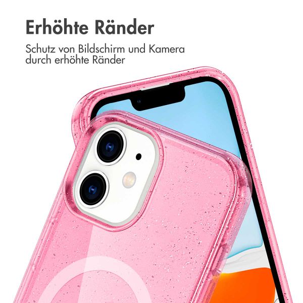 imoshion Sparkle Back Cover mit MagSafe für das iPhone 12 (Pro) - Rosa