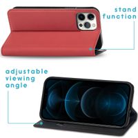 imoshion Slim Folio Klapphülle iPhone 12 (Pro) - Rot