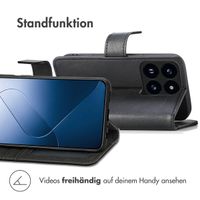 imoshion Luxuriöse Klapphülle Xiaomi 14T - Schwarz