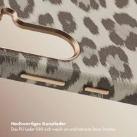 Selencia Sabi Backcover Leopardenmuster mit MagSafe Samsung Galaxy A56 - Soft Ivory