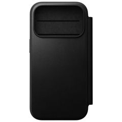 Nomad Modern Leather Folio Klapphülle Apple iPhone 18 Pro Max - Black