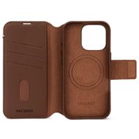 Decoded 2 in 1 Leather Klapphülle MagSafe Apple iPhone 16 Pro - Tan