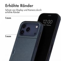 imoshion Backcover mit Kartenfach Apple iPhone 18 Pro Max / 17 Pro Max - Dunkelblau