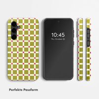 Selencia Vivid Back Cover Samsung Galaxy S24 FE - Check This Olive