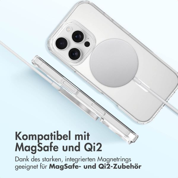 Accezz Xtreme Impact Backcover mit MagSafe Apple iPhone 16 Pro - Transparent