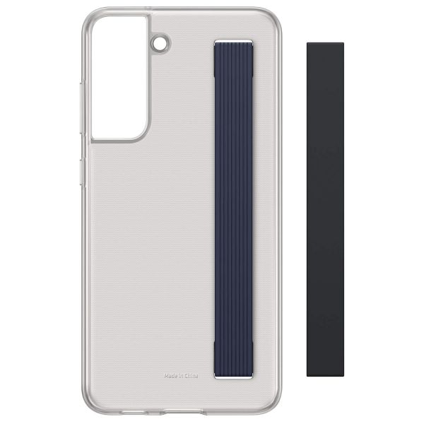 Samsung Original Slim Strap Cover für das Galaxy S21 FE - Dark Gray