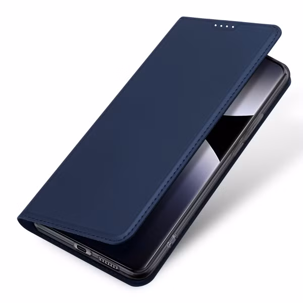 Dux Ducis Slim TPU Klapphülle für das Xiaomi Redmi Note 14 Pro (4G) - Dunkelblau