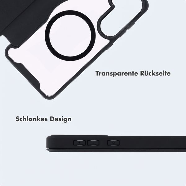imoshion Transparente Bookcase mit MagSafe Samsung Galaxy S26 - Schwarz