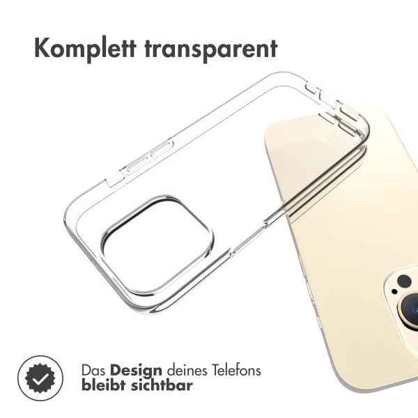 Accezz Clear TPU Backcover Apple iPhone 15 Pro - Transparent