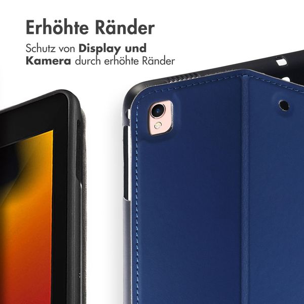 Accezz Classic Klapphülle Apple iPad 6 (2018) 9.7 Zoll / iPad 5 (2017) 9.7 Zoll / Air 2 (2014)/Air 1 (2013) - Dunkelblau
