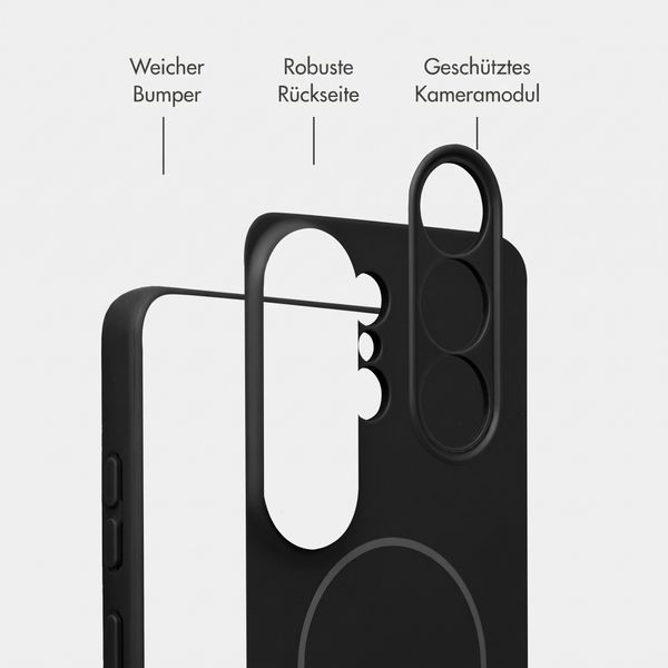 Accezz Grip Backcover mit MagSafe Samsung Galaxy S26 Ultra - Schwarz