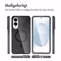 imoshion Sparkle Back Cover mit MagSafe Samsung Galaxy S25 Edge - Schwarz