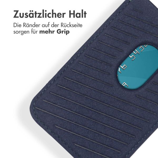 Accezz Leather Cardholder MagSafe - Kartenhalter mit MagSafe - Nightfall Blue