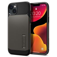 Spigen Slim Armor™ Case MagSafe für das iPhone 14 - Gunmetal