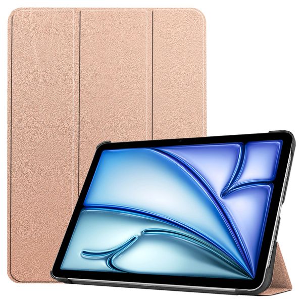 imoshion Trifold Klapphülle für das iPad Air 13 inch (2024) M2 - Rose Gold