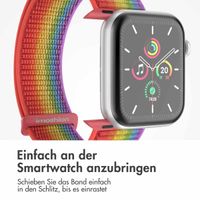 imoshion Nylonarmband für das  Apple Watch Series 1 t/m 11 / SE / Ultra (44/45/46/49 mm) - Rainbow
