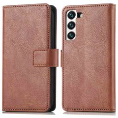 imoshion Luxuriöse Klapphülle Samsung Galaxy S22 - Braun