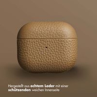 Accezz Echtes Leder Case Apple AirPods 3 - Taupe