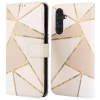 imoshion Design Klapphülle Samsung Galaxy A55 - Beige Graphic