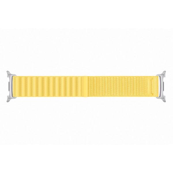 Samsung Original Fabric Armband für  Samsung Galaxy Watch 9 (40/44mm) / Watch 8 (40/44mm) / Classic (46mm) - Größe S/M - Gelb