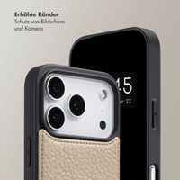 Selencia Nova HandyHülle mit Kordel und Kartenhalter Apple iPhone 17 Pro - Beige