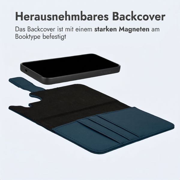 imoshion Herausnehmbare 2-in-1 Luxus-Bookcase Samsung Galaxy S25 FE - Blau