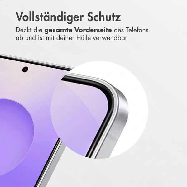 Accezz Gehärteter Glas-Schutz + Applikator Samsung Galaxy S26 FE
