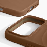 iDeal of Sweden Soft Swirl Silicone MagSafe Hülle Apple iPhone 17 Pro Max - Salted Caramel