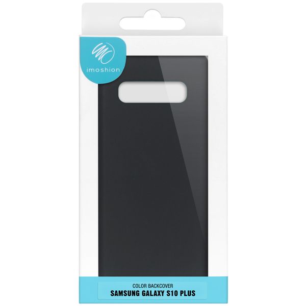 imoshion TPU Color Cover Samsung Galaxy S10 Plus - Schwarz